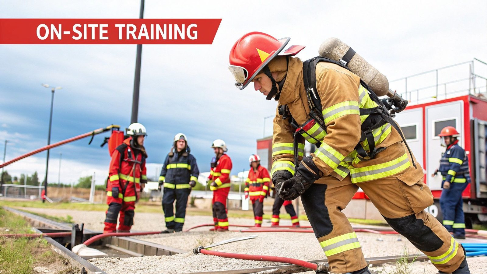 Industrial fire and safety training placeholder